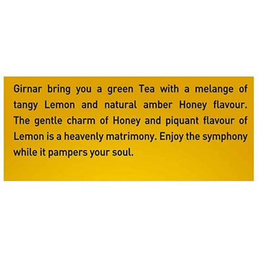 GIRNAR- Green Tea with Lemon & Honey -36 Tea Bags